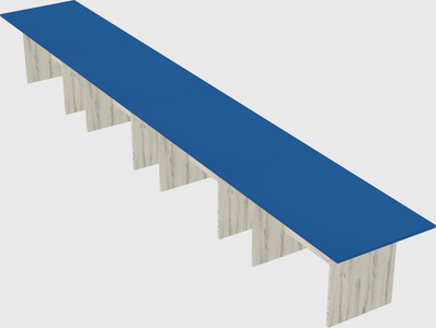 Modular office table