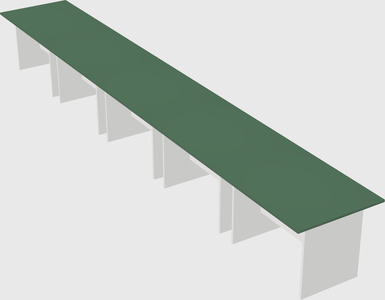 Modular office table