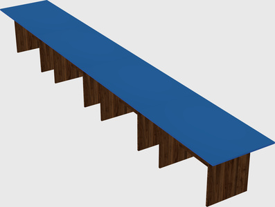 Modular office table