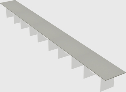 Modular office table