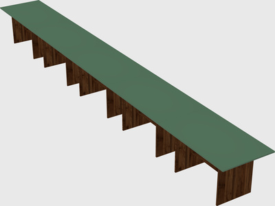 Modular office table