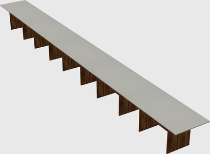 Modular office table