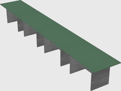 Modular office table