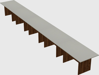 Modular office table