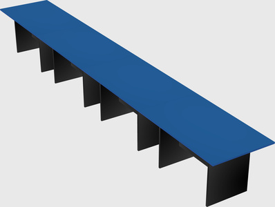 Modular office table