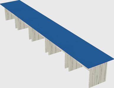 Modular office table