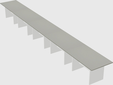Modular office table