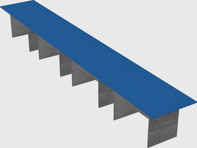 Modular office table