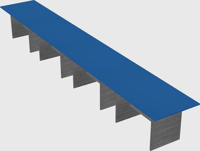 Modular office table