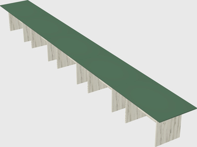 Modular office table