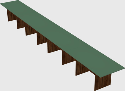 Modular office table