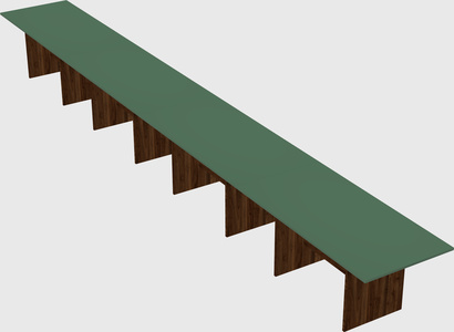 Modular office table