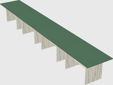 Modular office table