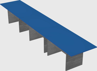 Modular office table