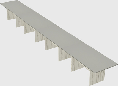 Modular office table