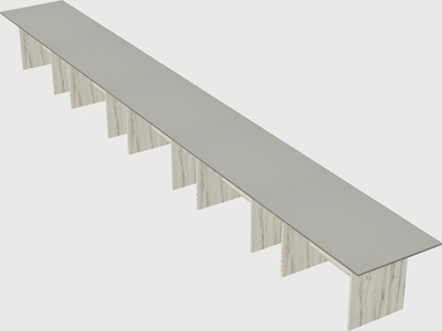 Modular office table