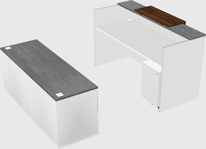 Modular reception desk