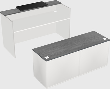 Modular reception desk
