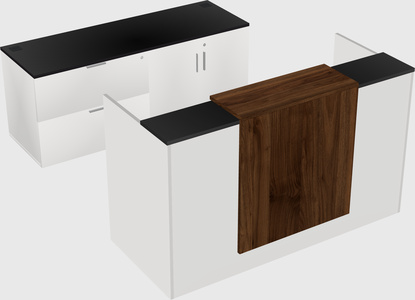 Modular reception desk