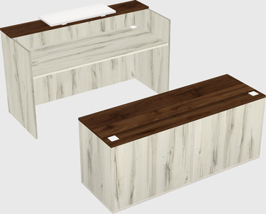 Modular reception desk