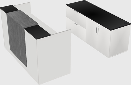 Modular reception desk