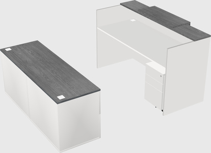 Modular reception desk