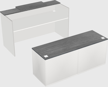Modular reception desk