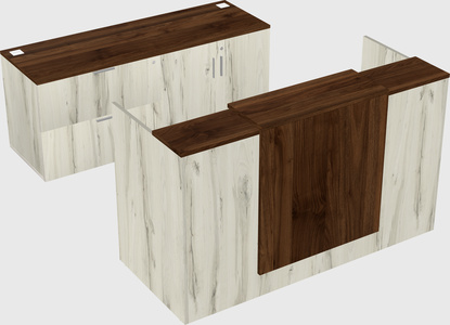 Modular reception desk