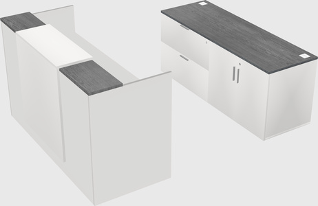 Modular reception desk