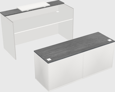 Modular reception desk