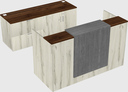 Modular reception desk