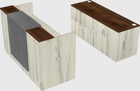 Modular reception desk