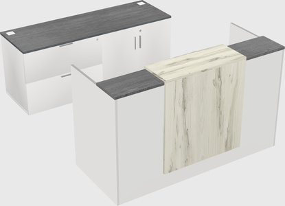 Modular reception desk