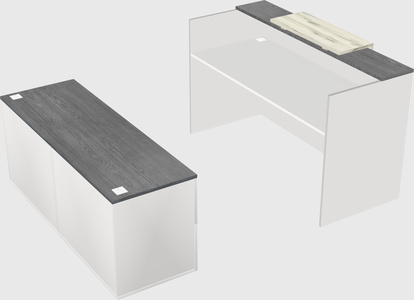 Modular reception desk