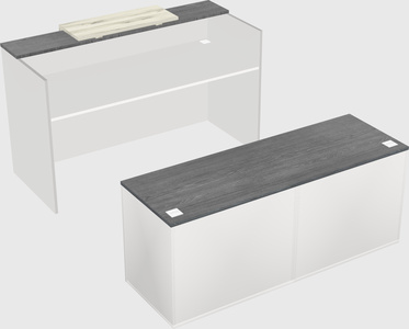 Modular reception desk