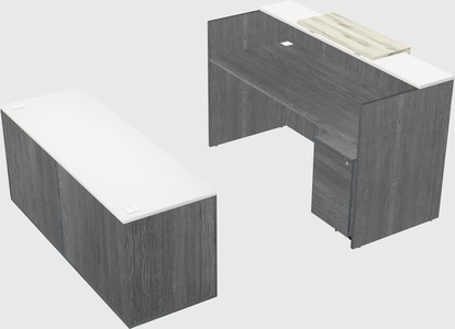 Modular reception desk