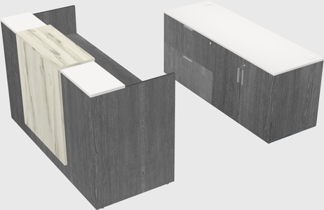 Modular reception desk