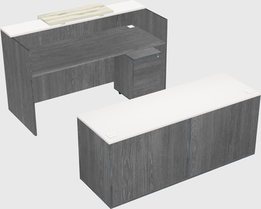 Modular reception desk