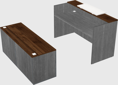Modular reception desk