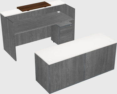 Modular reception desk