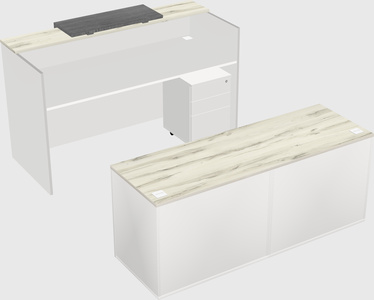 Modular reception desk