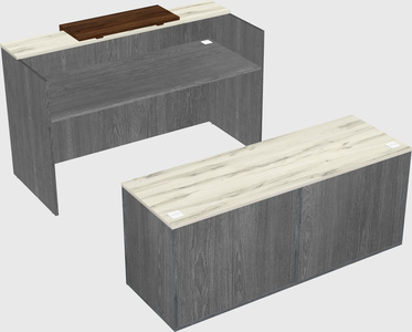 Modular reception desk