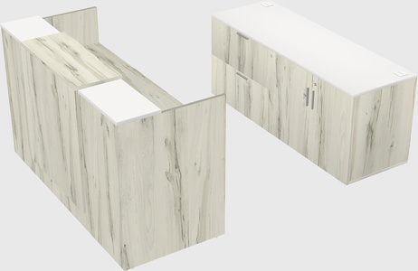 Modular reception desk