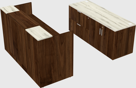 Modular reception desk