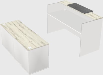 Modular reception desk