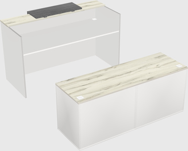 Modular reception desk