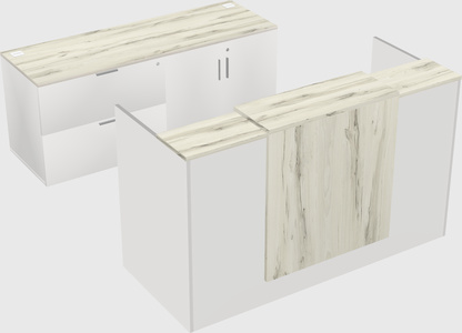 Modular reception desk