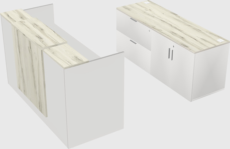 Modular reception desk