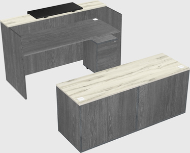 Modular reception desk