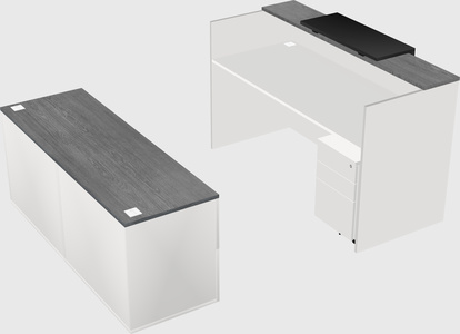 Modular reception desk